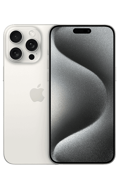 Apple iPhone 15 Pro Max 6,7" 256GB - Hvidt titanium - DANVIVO